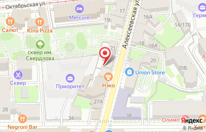 MOLOKO на Алексеевской улице на карте