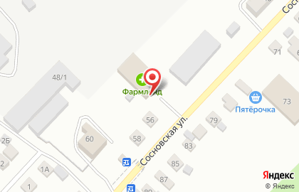 Супермаркет Байрам в Калининском районе на карте