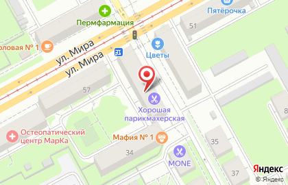 Сеть фирменных офисов продаж СтеклоДом на улице Мира на карте