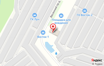 Автошкола Клаксон на Весенней улице на карте