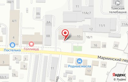 Автокомплекс Детали Авто в Томске на карте