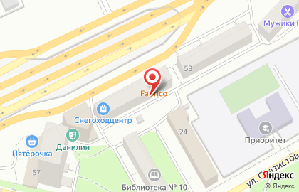 Ателье Катрин на шоссе Космонавтов на карте