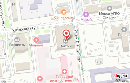Бизнес-центр Айхор на карте