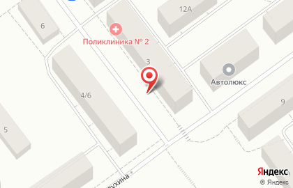 Городская поликлиника №1 в Мурманске на карте