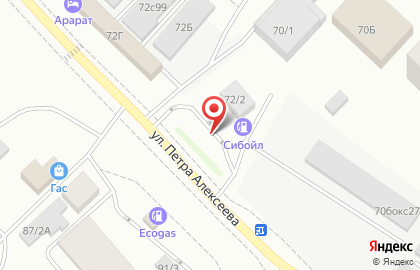 Экто-ойл на улице Петра Алексеева на карте