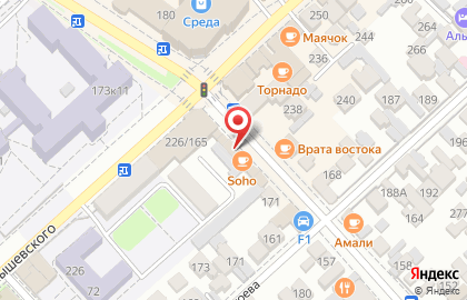 Кафе Мангал на улице Толстого на карте