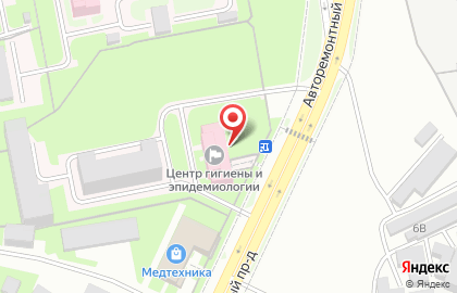 СанЭпидемЦентр на улице Фёдора Гладкова на карте