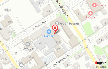 Отдел судебных приставов Октябрьского района на карте