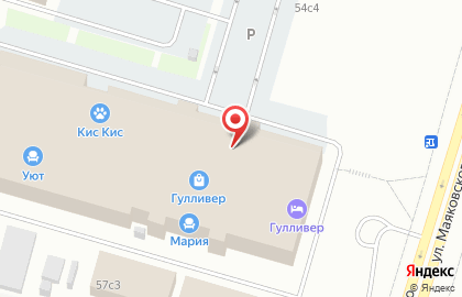 Торгово-монтажная компания Импресса на улице Маяковского на карте