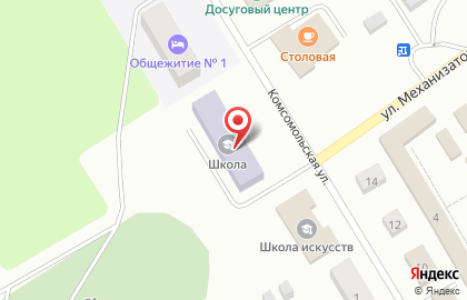 Ежовская основная общеобразовательная школа на карте