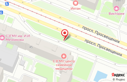Копицентр Иприс Просвещения на карте