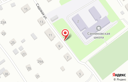 Средняя общеобразовательная школа, пос. Санниково на карте