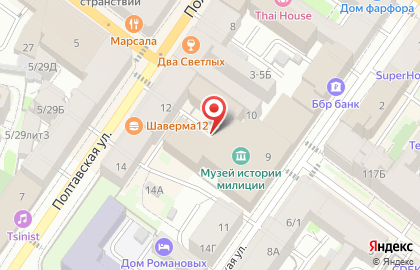 Полигон Северо-запад на карте