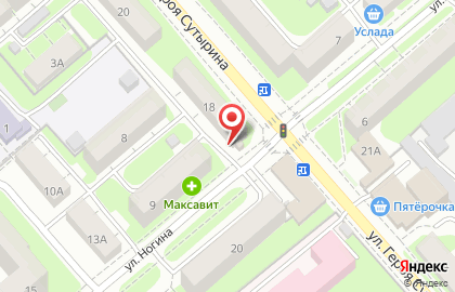 Магазин хлебобулочных изделий в Сормовском районе на карте