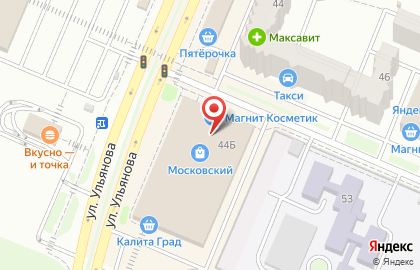 Банкомат ГАЗПРОМБАНК, филиал в г. Брянске в Бежицком районе на карте