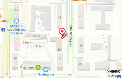 Котовский городской отдел судебных приставов, Управление Федеральной службы судебных приставов по Тамбовской области на карте