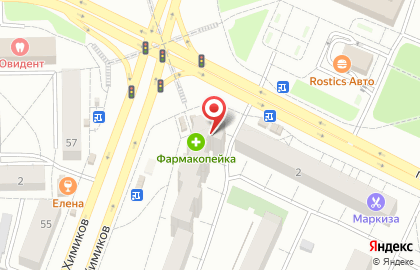 Магазин Marafett в Советском районе на карте