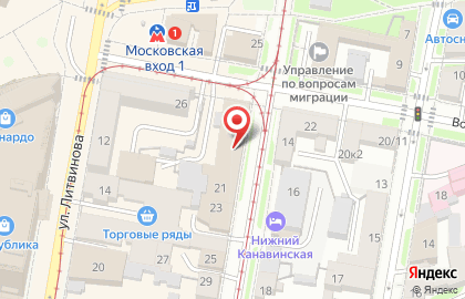 Магазин игрушек на Канавинской, 21 на карте