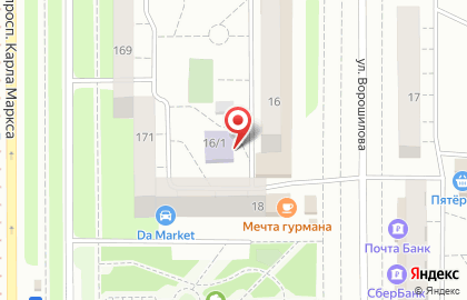 Автошкола Азимут в Орджоникидзевском районе на карте