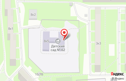 Детский сад №62, Кировский район на карте