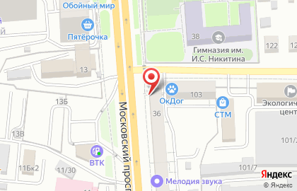 Ваш выбор в Коминтерновском районе на карте