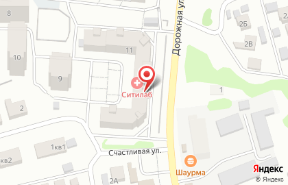 Салон красоты Сакура на Счастливой улице на карте