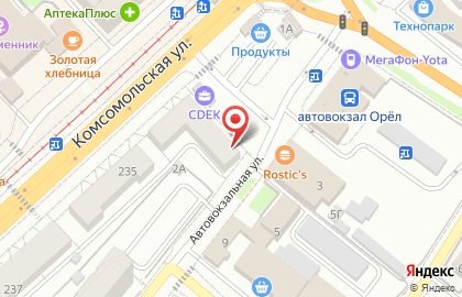 Магазин Выгодный в Заводском районе на карте