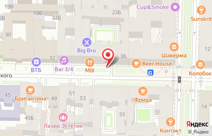Студия LPG массажа Body Bar на улице Чайковского на карте