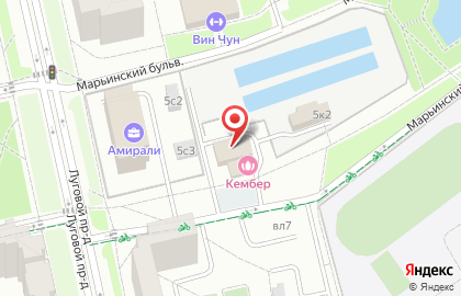 Автошкола Навигатор в Луговом проезде на карте