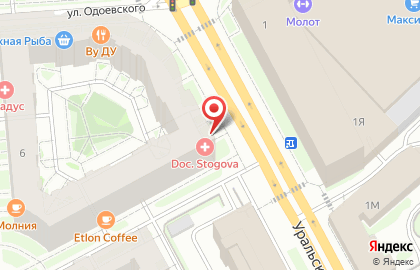 Клиника доктора Стоговой на карте