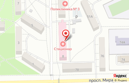 Продуктовый магазин в Омске на карте