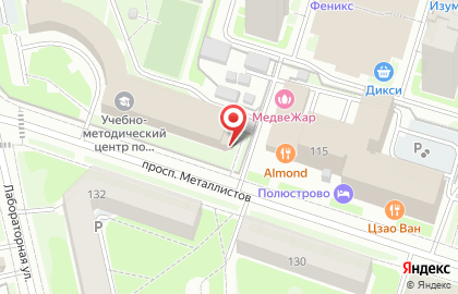 Учебно-методический центр по ГО и ЧС в Санкт-Петербурге на карте