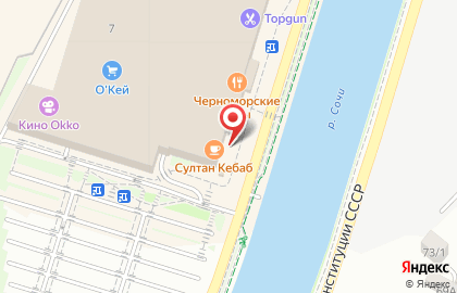 Ресторан быстрого питания Black Star Burger в Центральном районе на карте