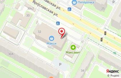 Магазин чая и кофе АйЯ на Ярославской улице на карте