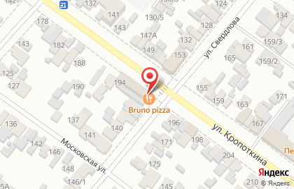 Суши-бар Lime на улице Кропоткина на карте