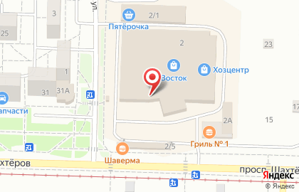 Магазин Мед в Орджоникидзевском районе на карте