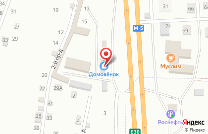База строительных материалов Домовенок на Московском шоссе на карте