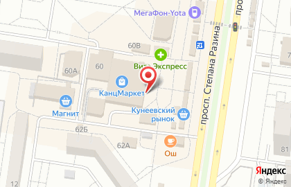 Магазин постельного белья и домашней одежды в Автозаводском районе на карте