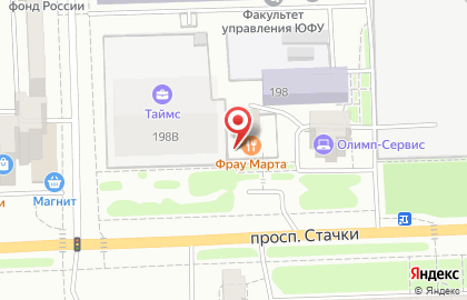 Пивной ресторан Фрау Марта в Ростове-на-Дону на карте