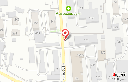 Магазин Подорожник на Нагорной улице на карте