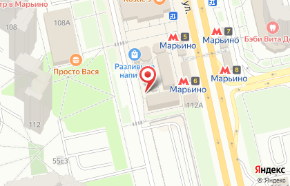 Fashion style, район Марьино на карте