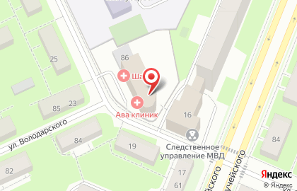 Столовая Харчо в Архангельске на карте