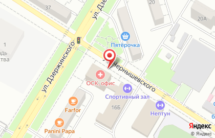 Ивушка, ООО ОСК на улице Дзержинского на карте