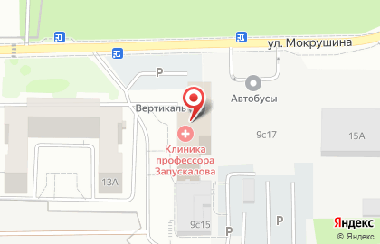 City Cafe на улице Мокрушина на карте