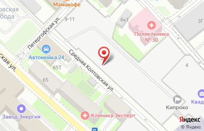 Техцентр Аврора на метро Чкаловская на карте
