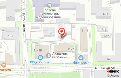 Творец на Заставской улице на карте