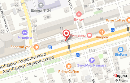 Продуктовый магазин Хунзах на карте