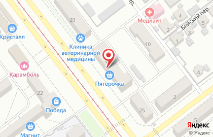 Магазин Профи на улице 22 Партсъезда на карте