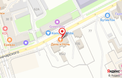 Банкомат Датабанк на улице Луначарского на карте