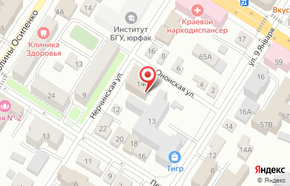 Читинка на Нерчинской улице на карте